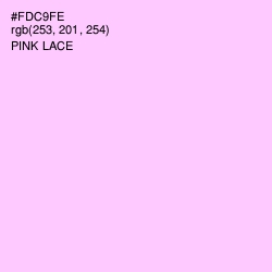 #FDC9FE - Pink Lace Color Image