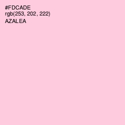 #FDCADE - Azalea Color Image