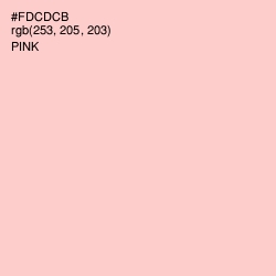 #FDCDCB - Pink Color Image