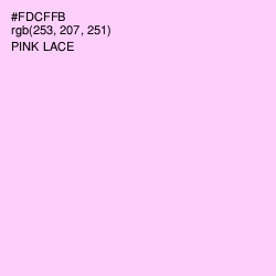 #FDCFFB - Pink Lace Color Image