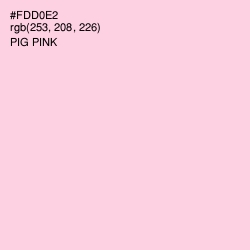 #FDD0E2 - Pig Pink Color Image