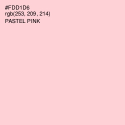#FDD1D6 - Pastel Pink Color Image