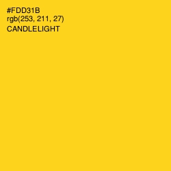 #FDD31B - Candlelight Color Image