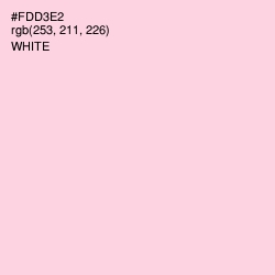 #FDD3E2 - Pig Pink Color Image