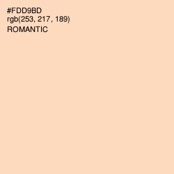 #FDD9BD - Romantic Color Image