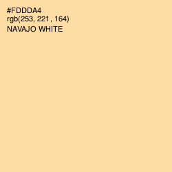 #FDDDA4 - Navajo White Color Image