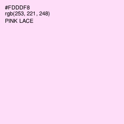 #FDDDF8 - Pink Lace Color Image