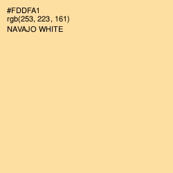 #FDDFA1 - Navajo White Color Image