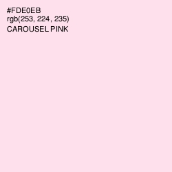 #FDE0EB - Carousel Pink Color Image