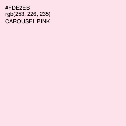 #FDE2EB - Carousel Pink Color Image