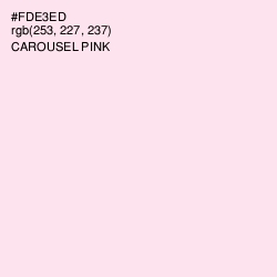 #FDE3ED - Carousel Pink Color Image