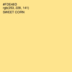 #FDE48D - Sweet Corn Color Image