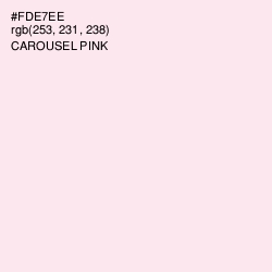 #FDE7EE - Carousel Pink Color Image