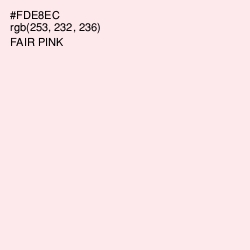 #FDE8EC - Fair Pink Color Image