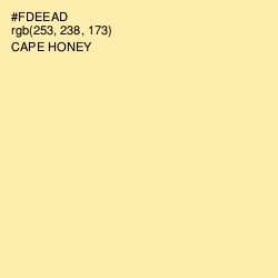 #FDEEAD - Cape Honey Color Image