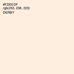 #FDEEDF - Derby Color Image