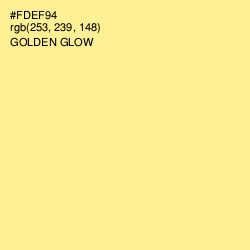 #FDEF94 - Golden Glow Color Image