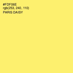 #FDF06E - Paris Daisy Color Image