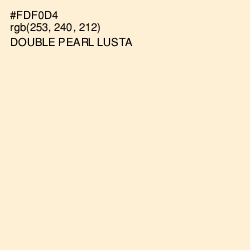 #FDF0D4 - Double Pearl Lusta Color Image