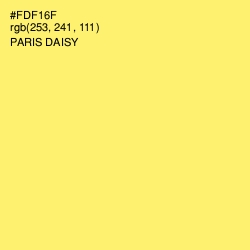 #FDF16F - Paris Daisy Color Image