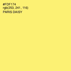 #FDF174 - Paris Daisy Color Image