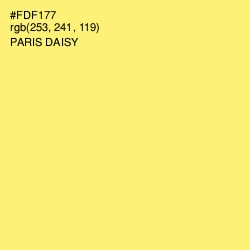 #FDF177 - Paris Daisy Color Image