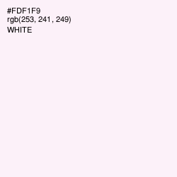 #FDF1F9 - Tutu Color Image