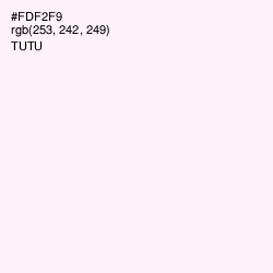 #FDF2F9 - Tutu Color Image