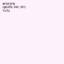 #FDF2FB - Tutu Color Image