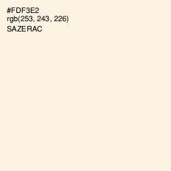 #FDF3E2 - Sazerac Color Image