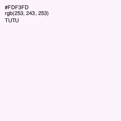 #FDF3FD - Tutu Color Image