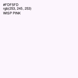 #FDF5FD - Wisp Pink Color Image