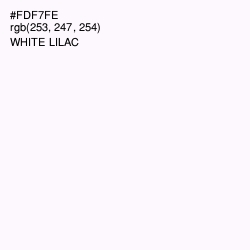 #FDF7FE - White Lilac Color Image