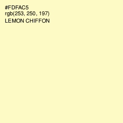 #FDFAC5 - Lemon Chiffon Color Image