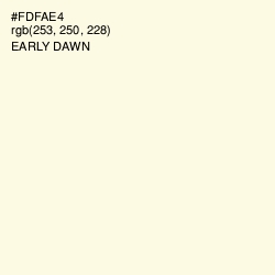 #FDFAE4 - Early Dawn Color Image