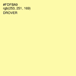#FDFBA9 - Drover Color Image