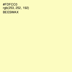 #FDFCC0 - Beeswax Color Image