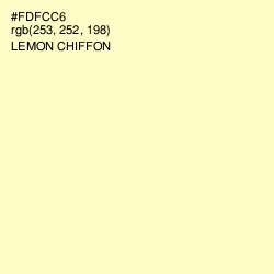 #FDFCC6 - Lemon Chiffon Color Image