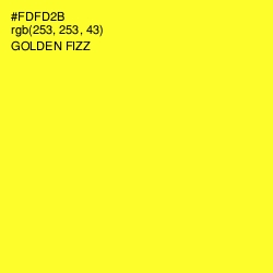 #FDFD2B - Golden Fizz Color Image