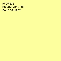 #FDFE9E - Pale Canary Color Image