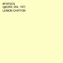 #FDFEC5 - Lemon Chiffon Color Image