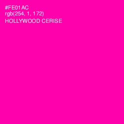 #FE01AC - Hollywood Cerise Color Image