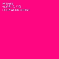 #FE0682 - Hollywood Cerise Color Image