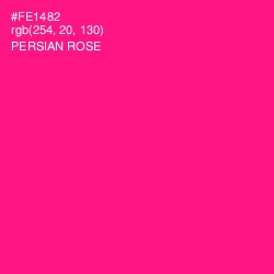 #FE1482 - Persian Rose Color Image
