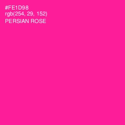 #FE1D98 - Persian Rose Color Image