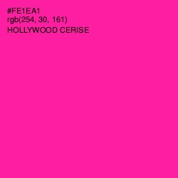 #FE1EA1 - Hollywood Cerise Color Image