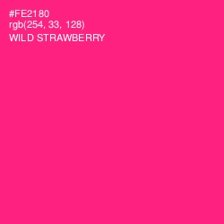 #FE2180 - Wild Strawberry Color Image