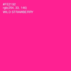 #FE2192 - Wild Strawberry Color Image
