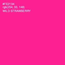 #FE2194 - Wild Strawberry Color Image