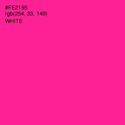 #FE2195 - Wild Strawberry Color Image